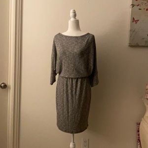 Two Piece Grey stripe Dress